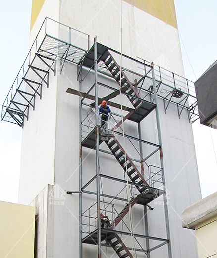 天津方烟囱安装折梯